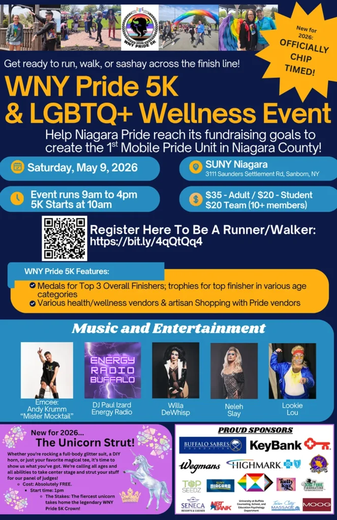 WNY Pride 5K & LGBTQ+ Wellness Event